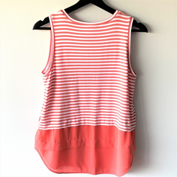 Michael Kors Coral Beach Striped Sleeveless Top S - Picture 5 of 7